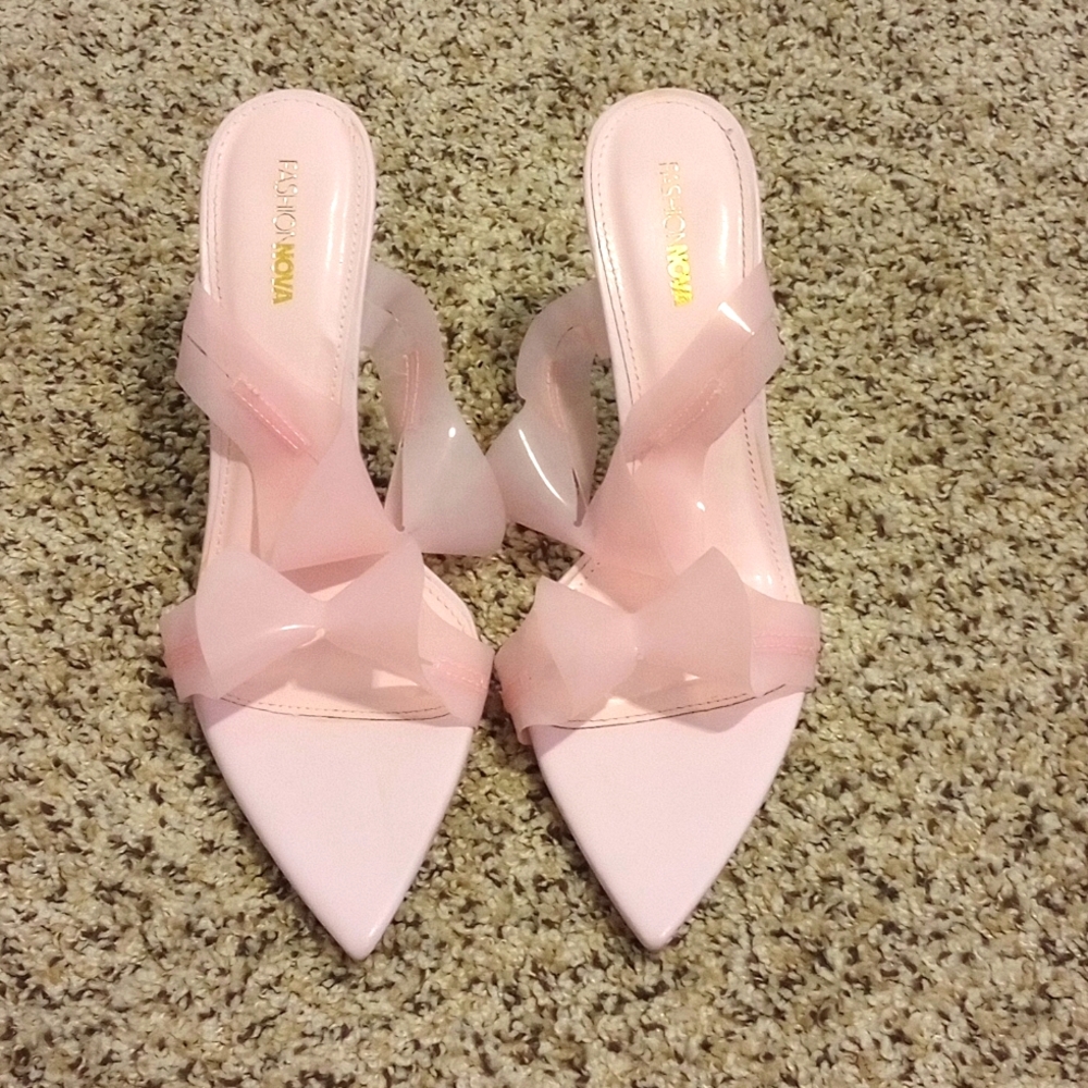 Pink Fashion Nova Stiletto Heel